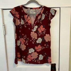Loft floral blouse